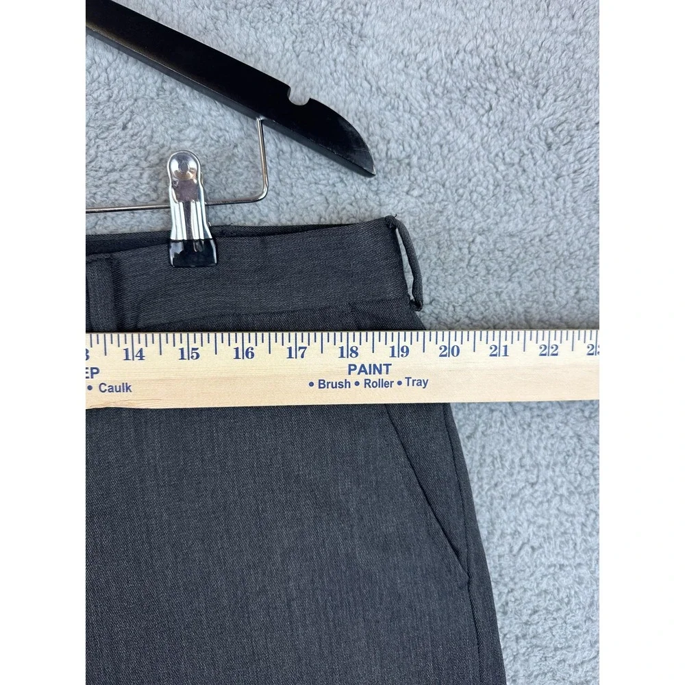 Eddie Bauer Pants Mens 40x30 Gray Wool Dress Slacks Classic Fit Business Formal